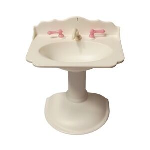 1996 Mattel Barbie Kelly Bathroom Sink‎ Dollhouse Furniture Accessory Piece